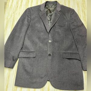 Pronto Uomo Navy Velvet sports coat Navy Heather color Size Large